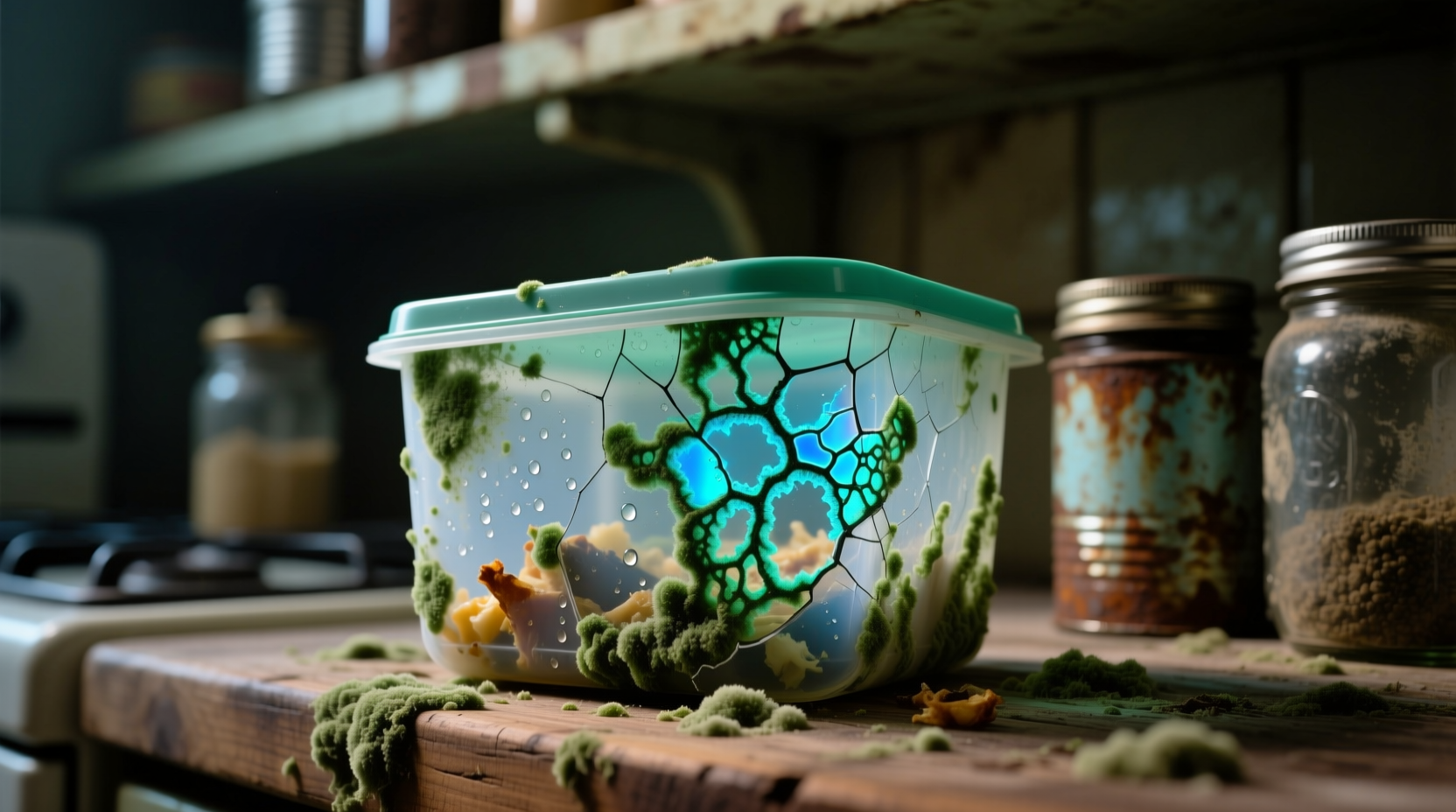 can you reuse moldy tupperware