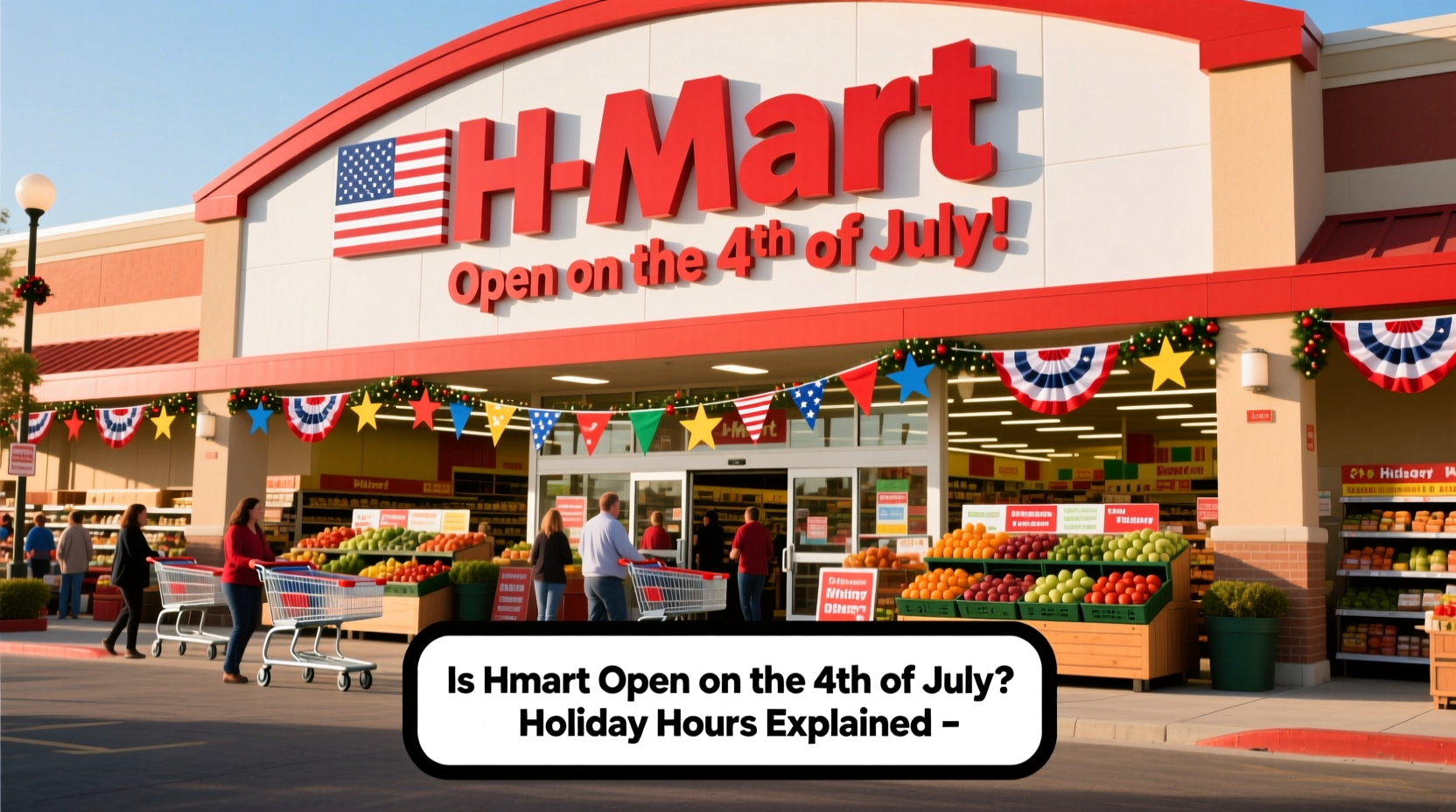 is hmart open on 4th of july