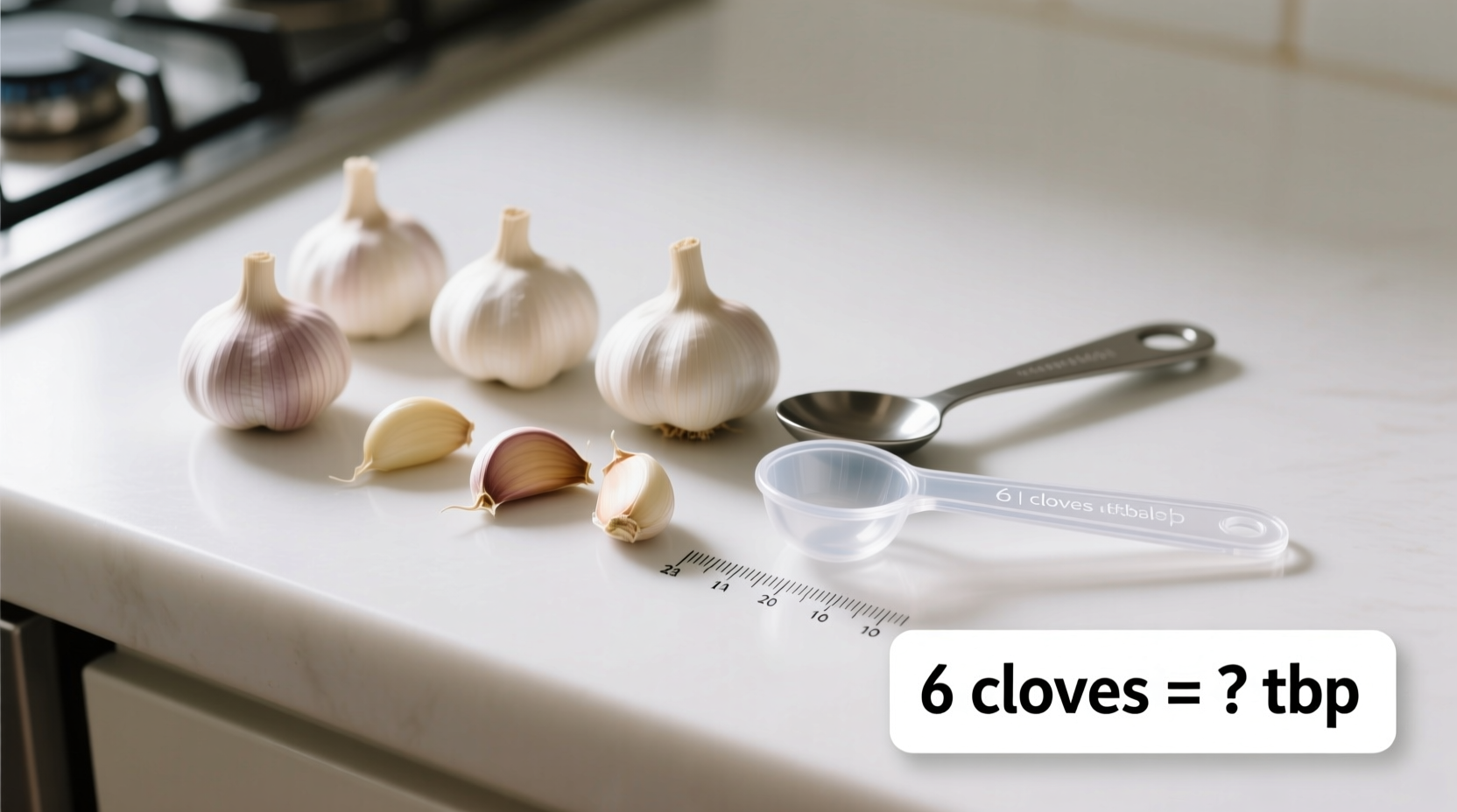 how many tbsp is 6 cloves of garlic