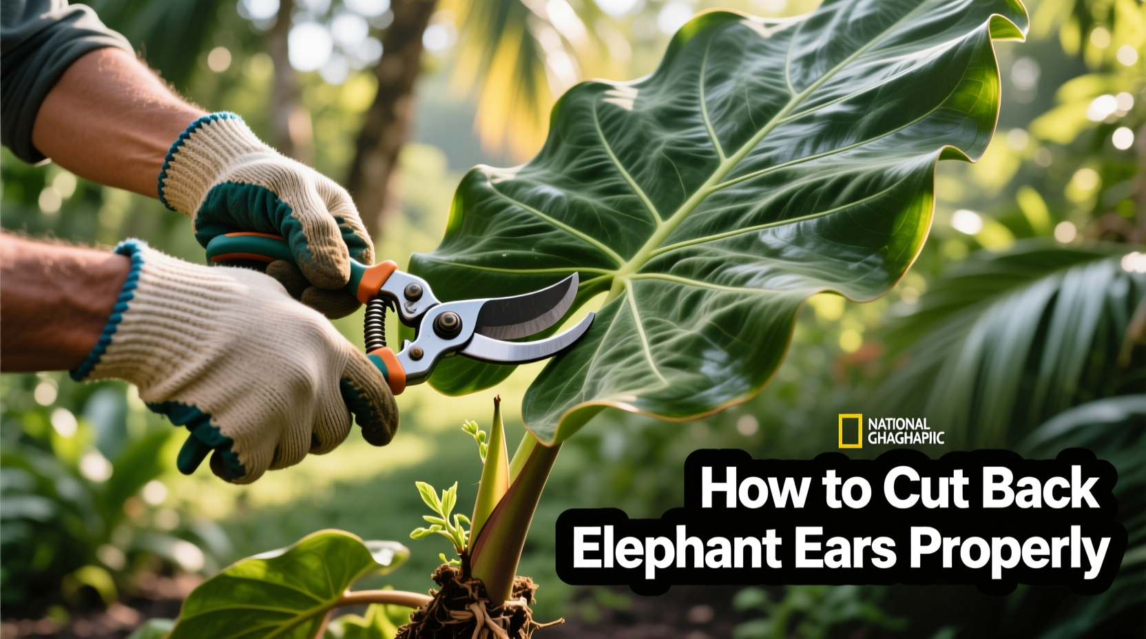 How to Cut Back Elephant Ears Properly