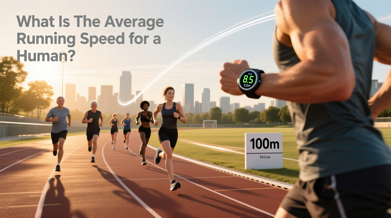 average human running speed explained