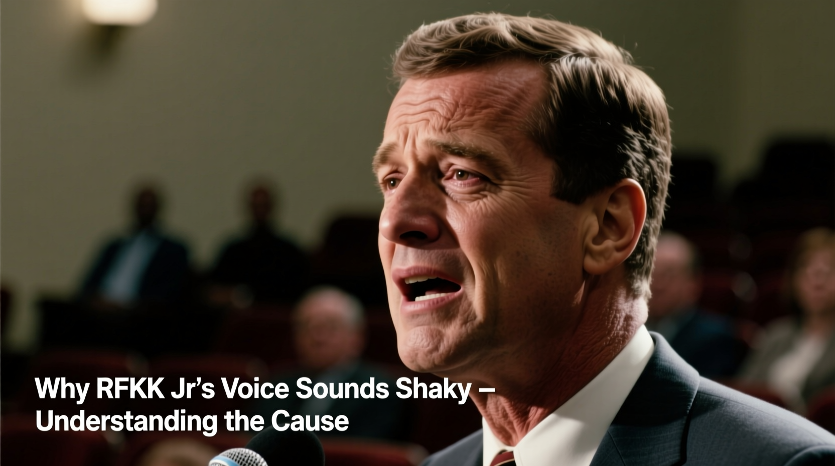 why rfk jr s voice sounds shaky understanding the cause