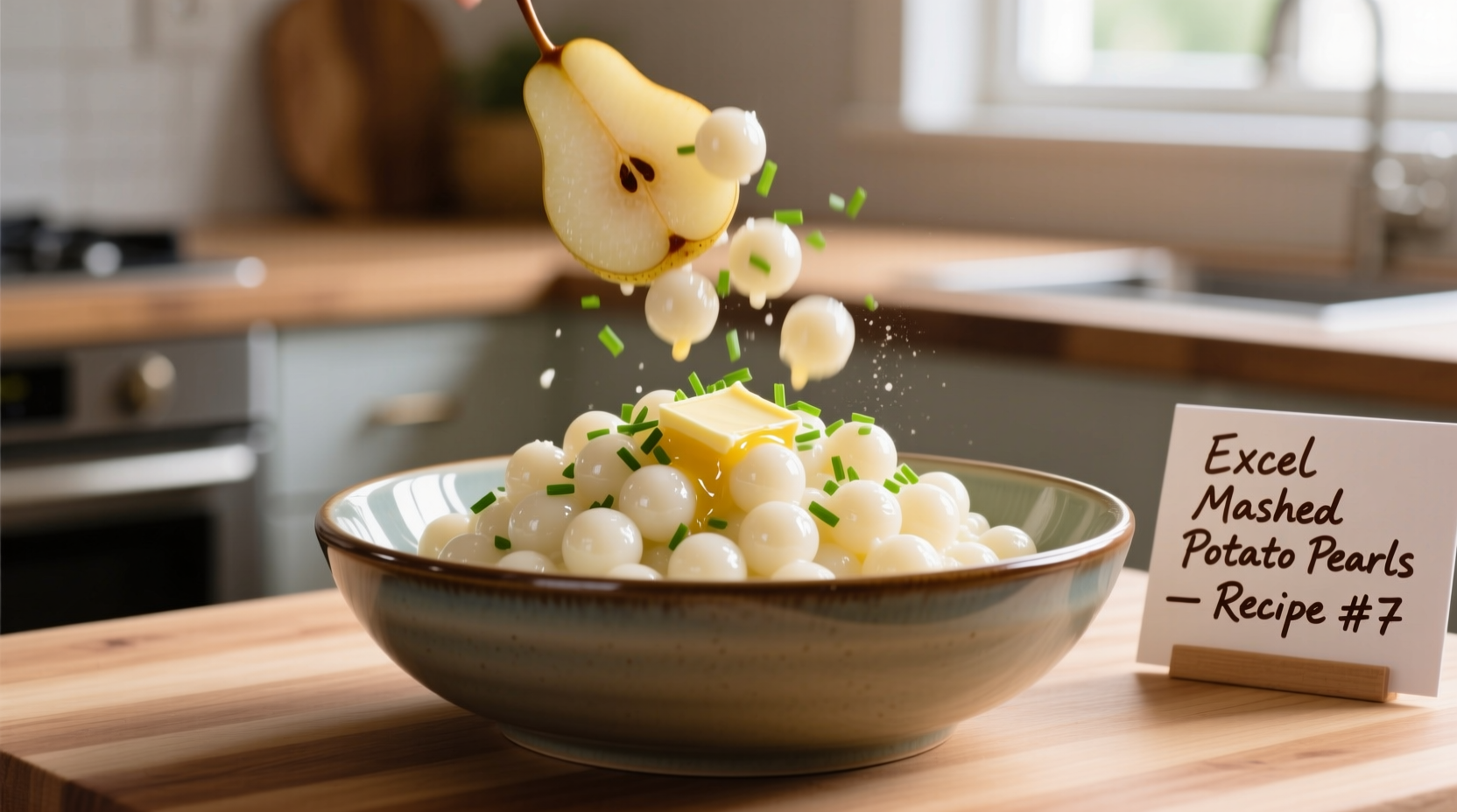 Excel Mashed Potato Pearls preparation demonstration