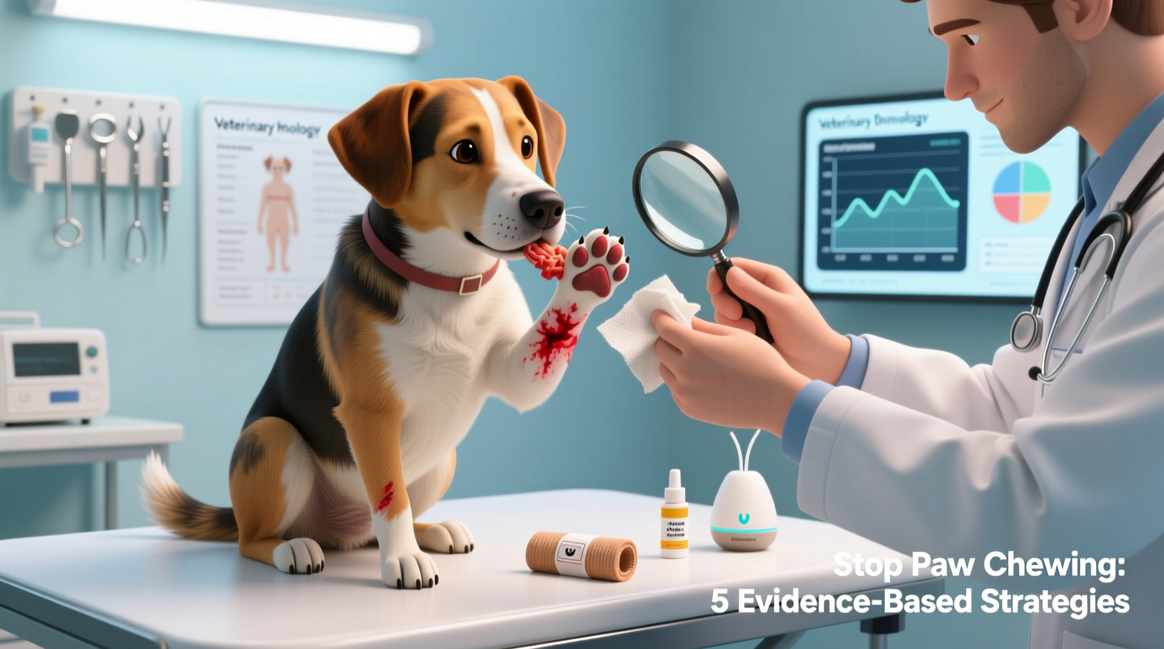 effective strategies to stop your dog from chewing his paws and promote healing