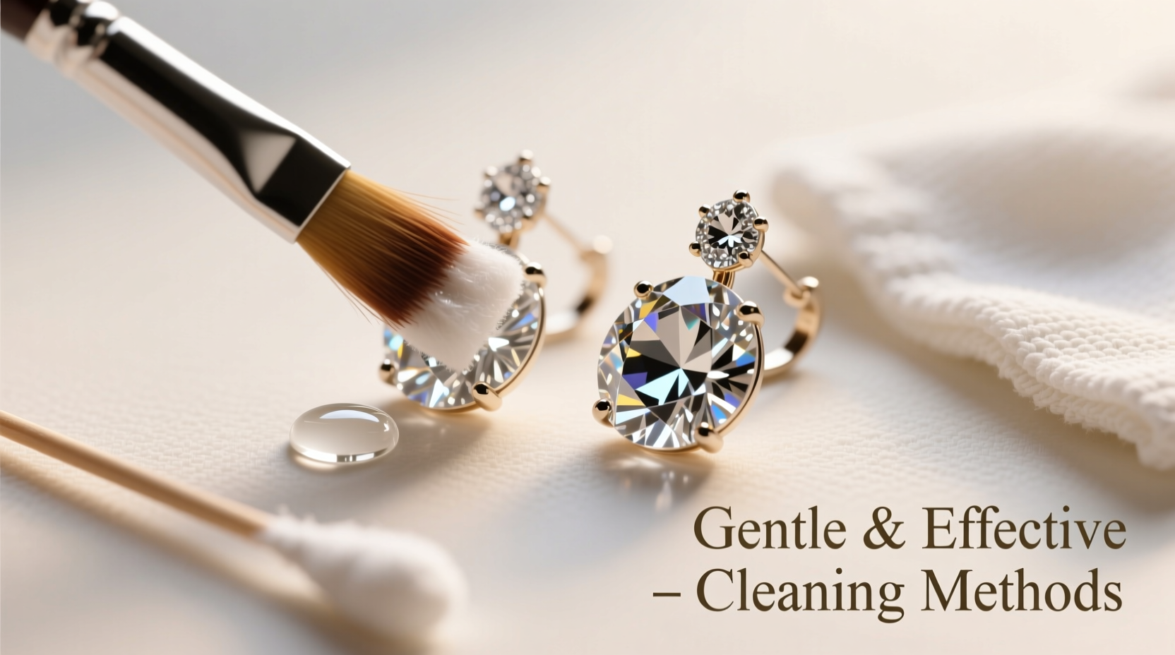effective and gentle methods to clean and restore sparkling crystal earrings