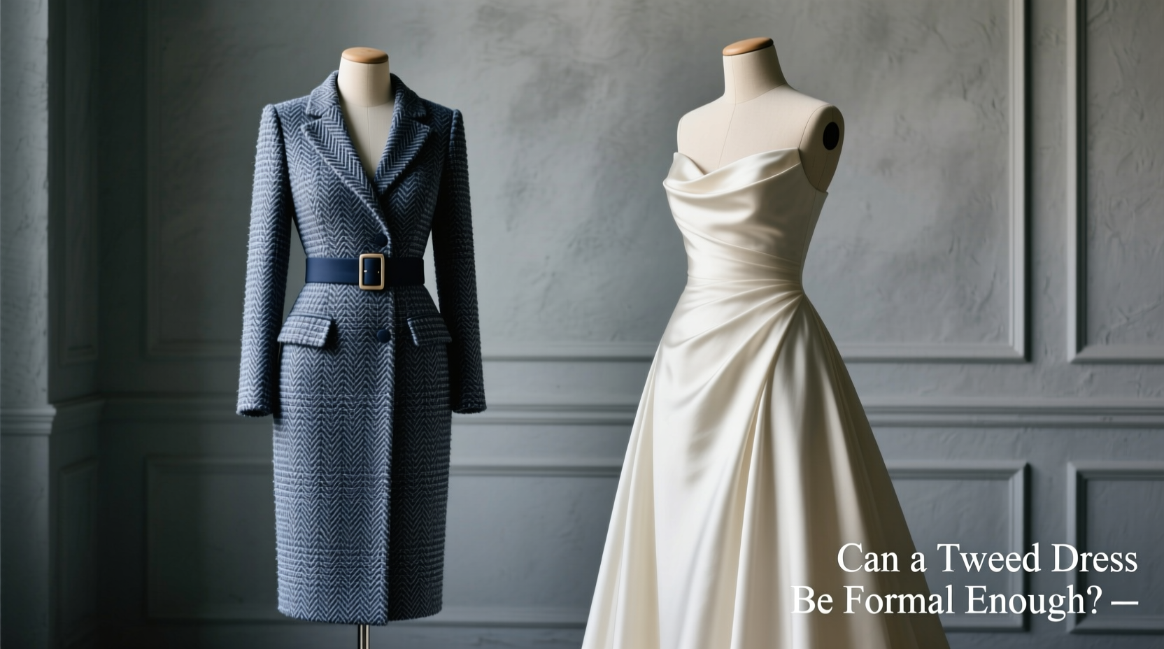 tweed a line dress vs formal gown can a tweed dress really be formal enough