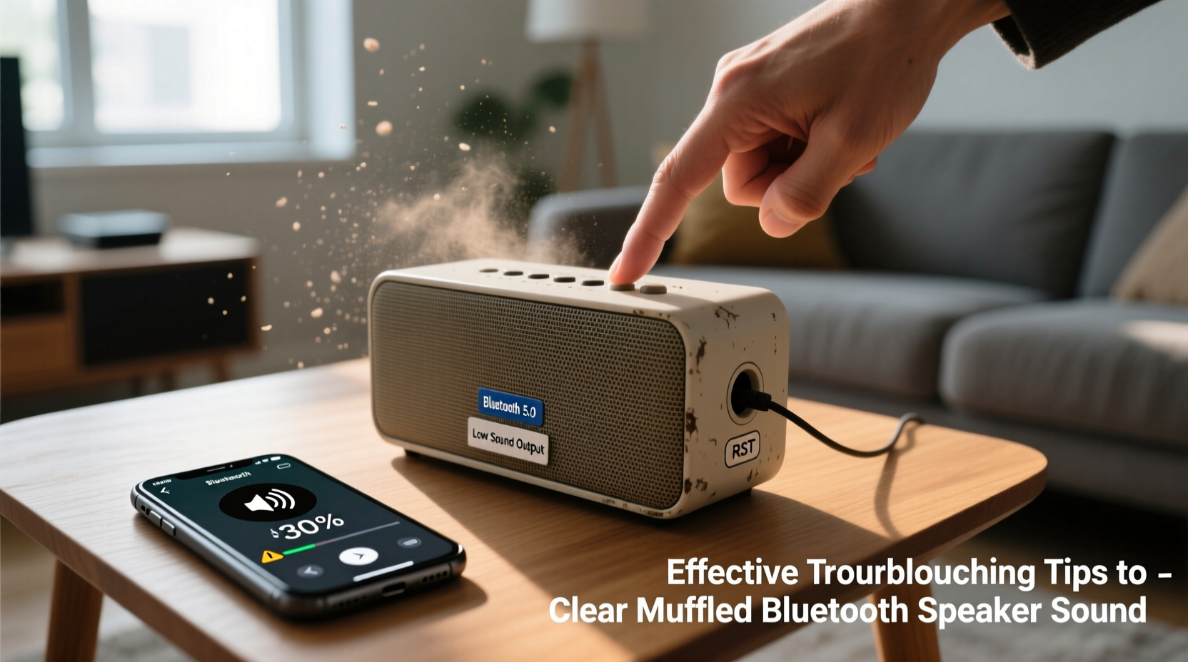 effective troubleshooting tips to clear up a muffled bluetooth speaker sound