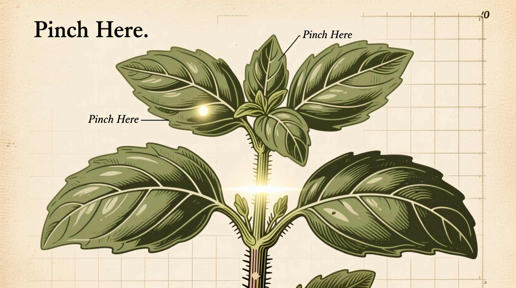 Where to Pinch Basil for Maximum Growth