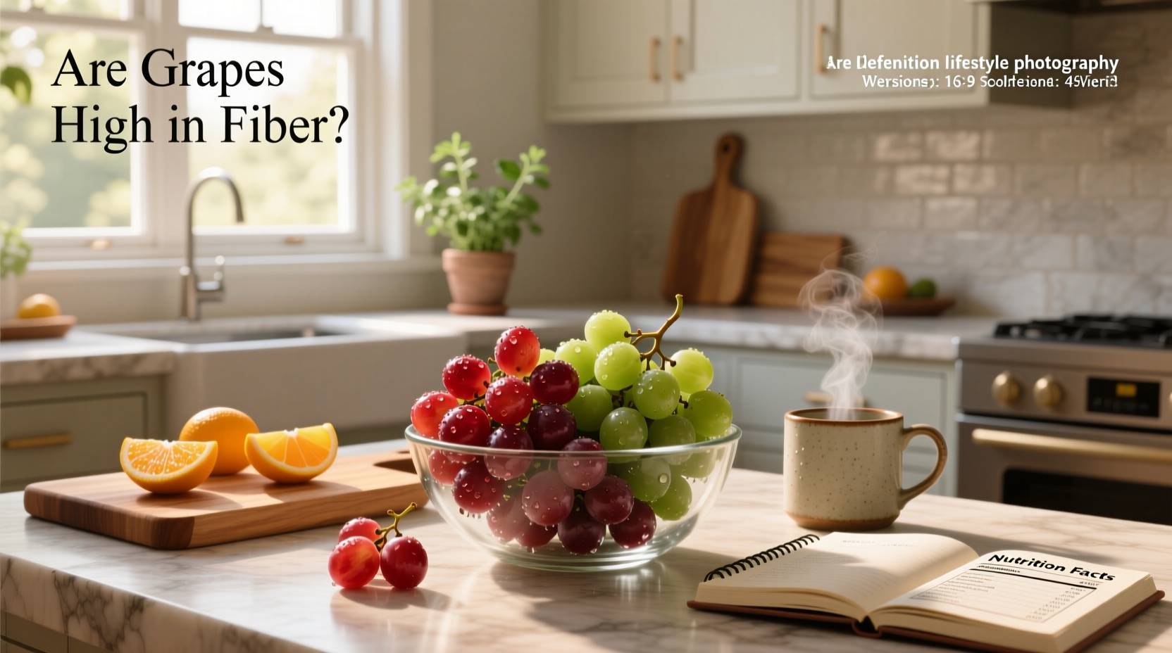 are grapes high in fiber