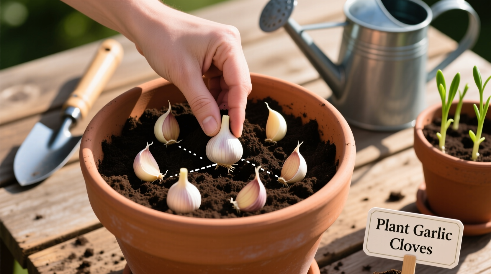 How to Plant Garlic in Pots: Complete Container Gardening Guide