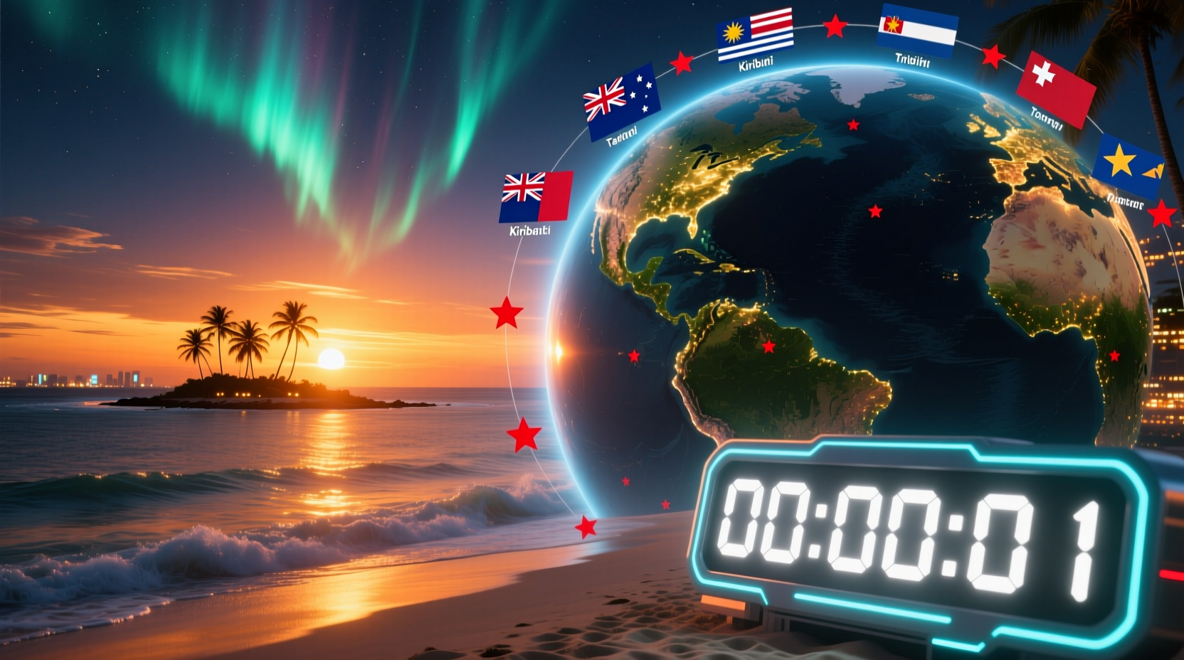 which country hit new year first