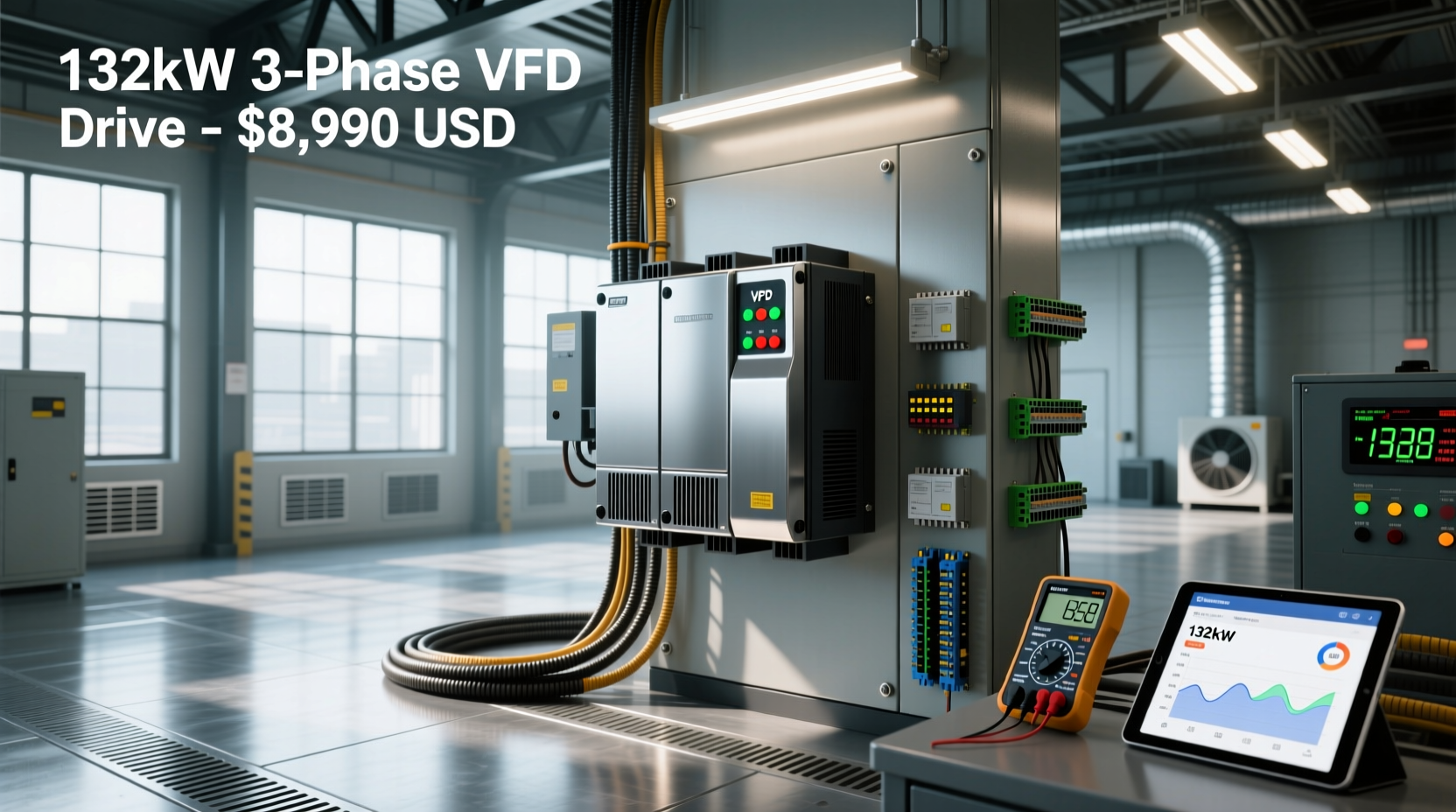 132kw 3 phase vfd price selection guide