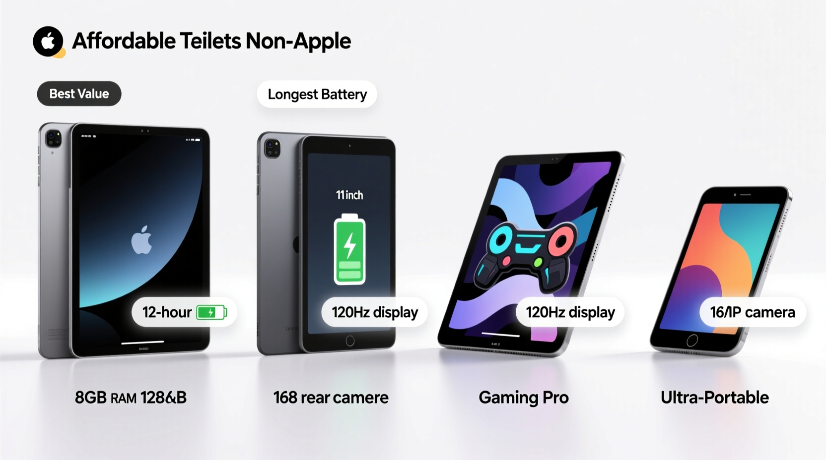 affordable and reliable choices for best non apple tablet with great features