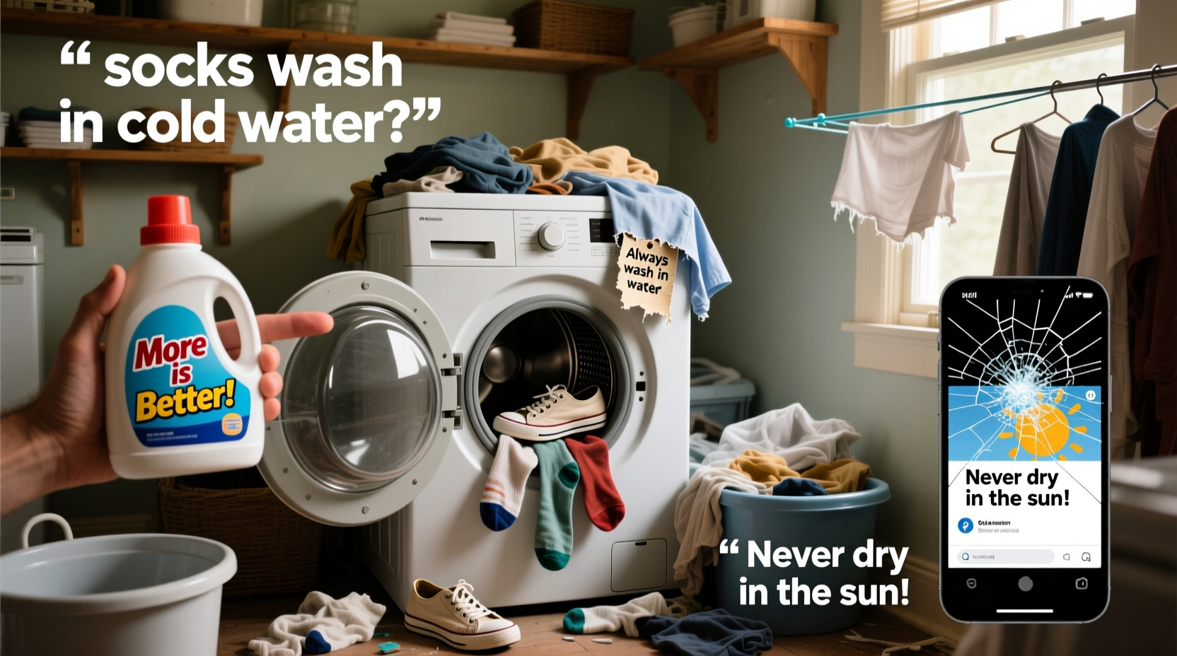 common laundry myths