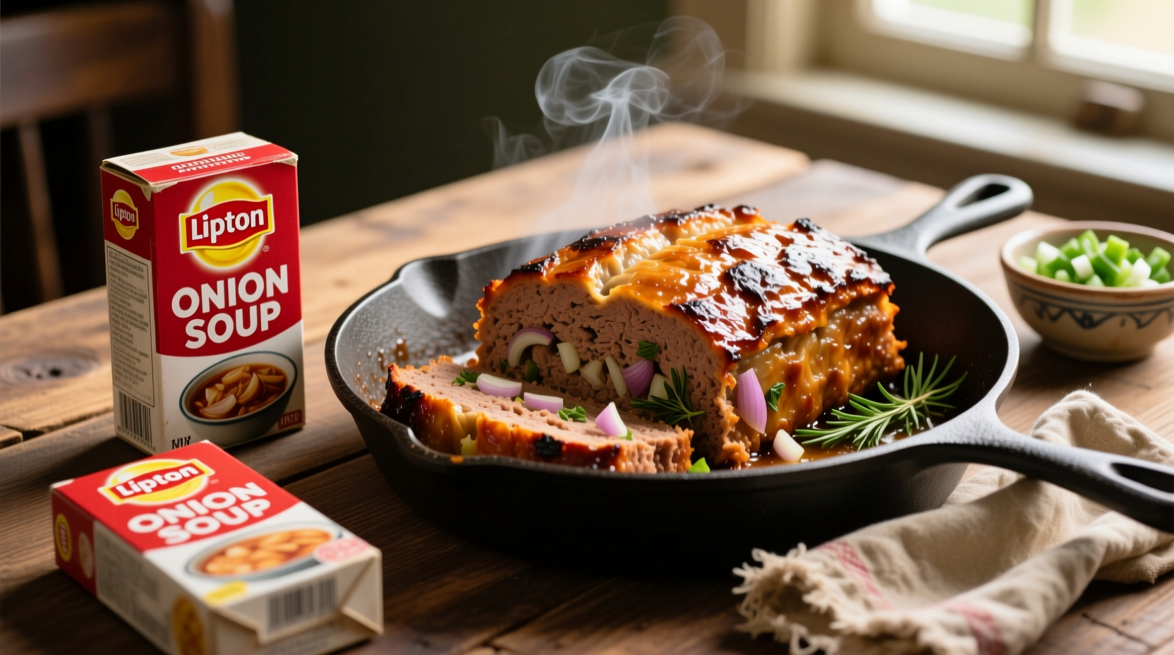 lipton onion soup meatloaf 1 pound
