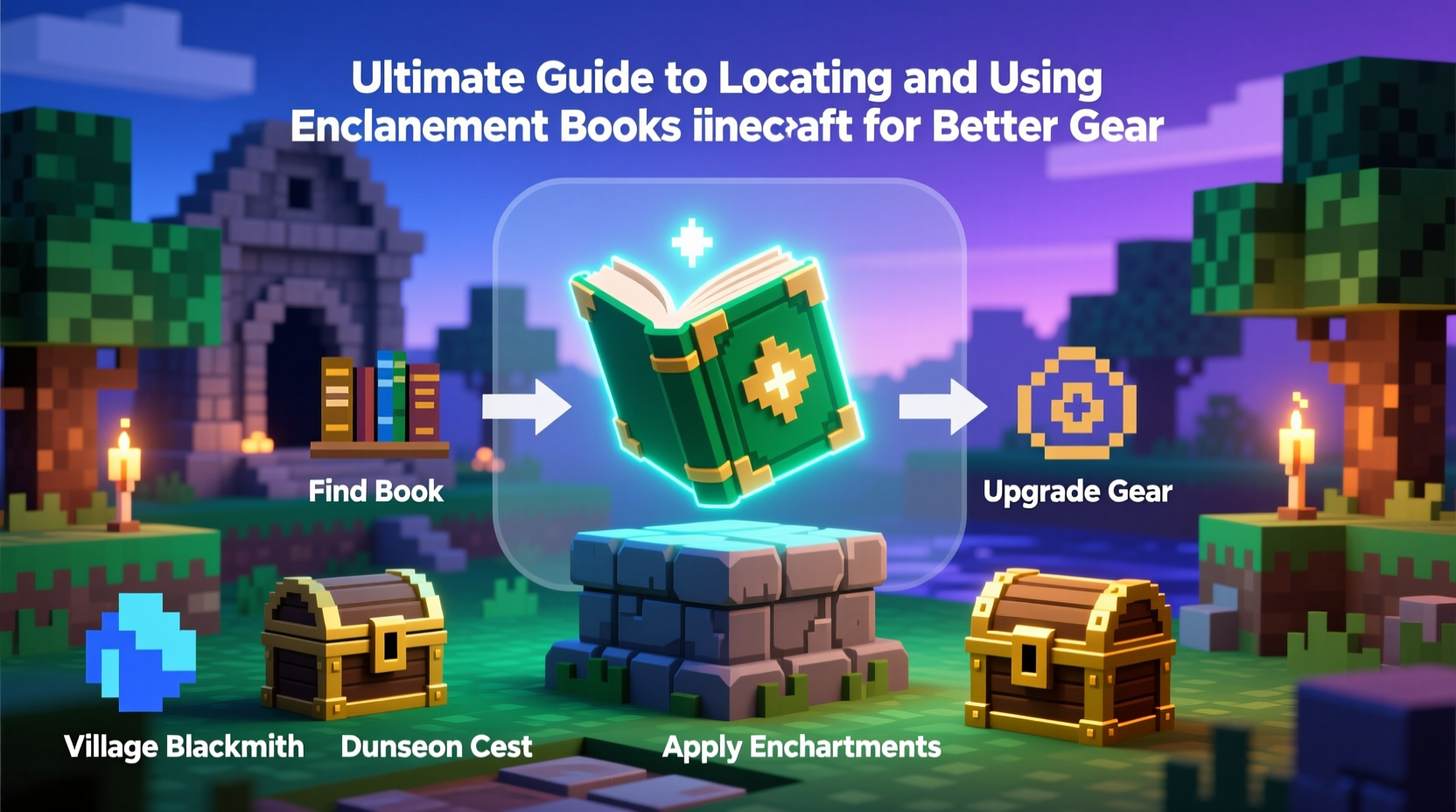 ultimate guide to locating and using enchantment books in minecraft for better gear