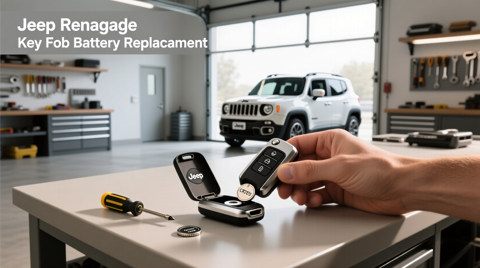 How to Replace Jeep Renegade Key Fob Battery Step by Step