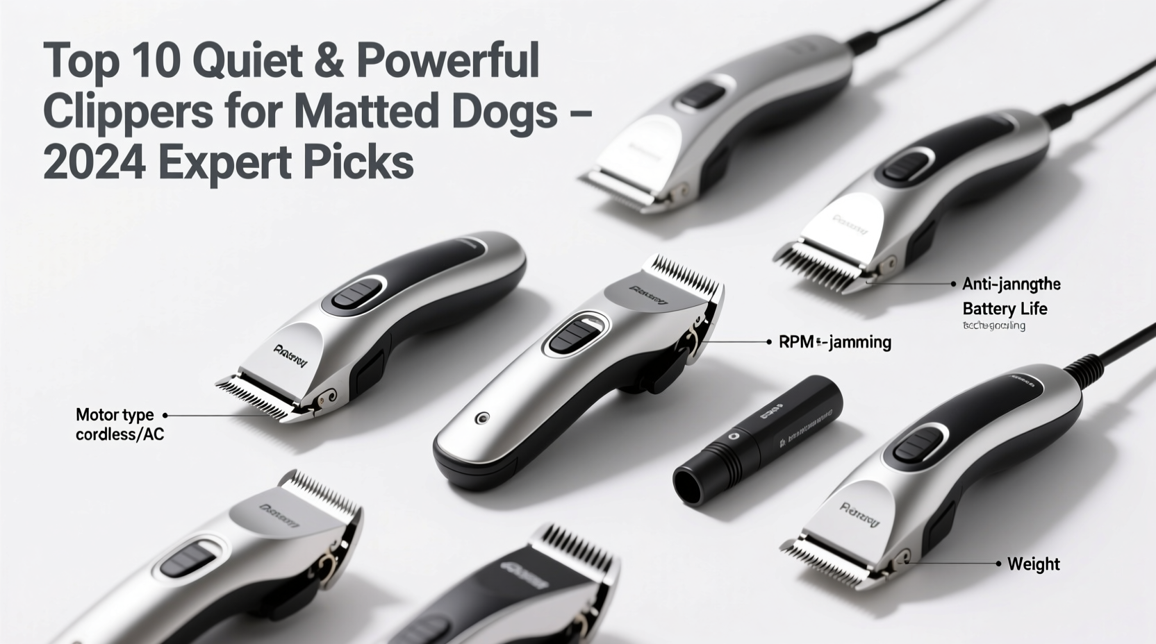 top 10 best clipper for matted dogs quiet powerful grooming kits