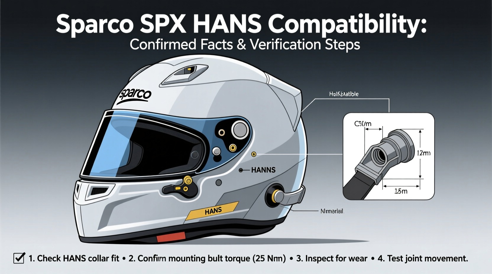 sparco spx hans compatibility