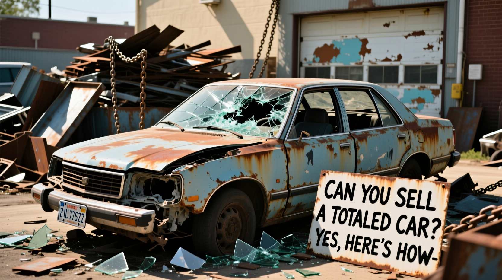 can you sell a totaled car