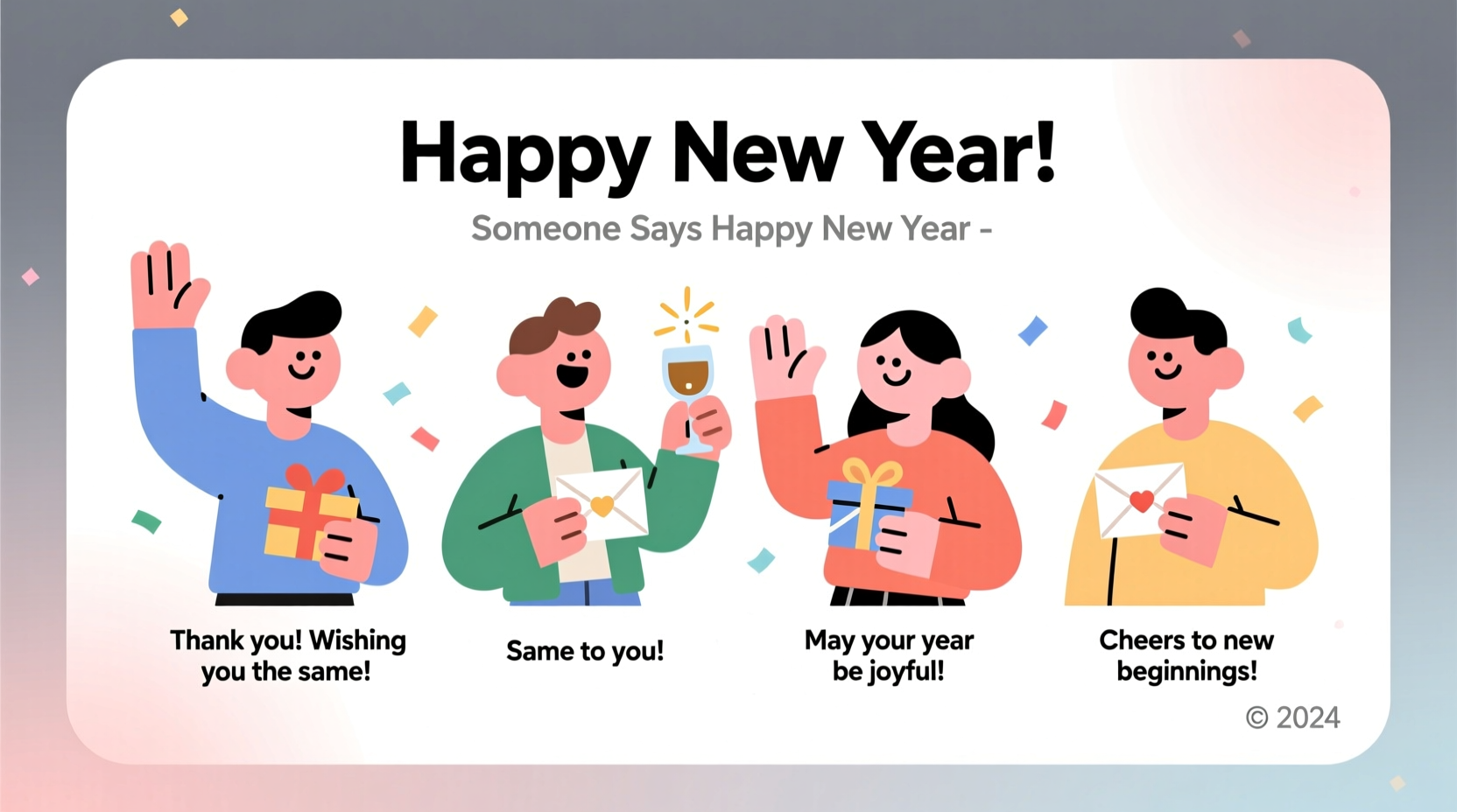 How to Respond When Someone Says Happy New Year