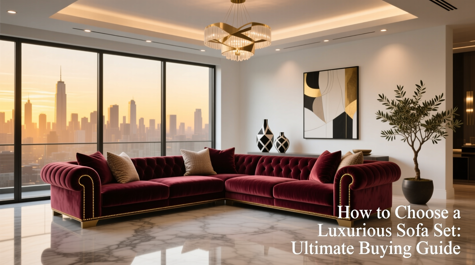 How to Choose a Luxurious Sofa Set: Ultimate Buying Guide