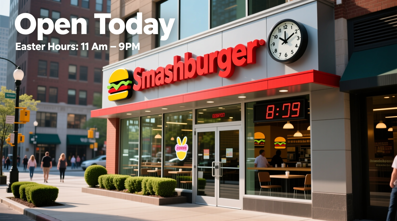 is smashburger open on easter