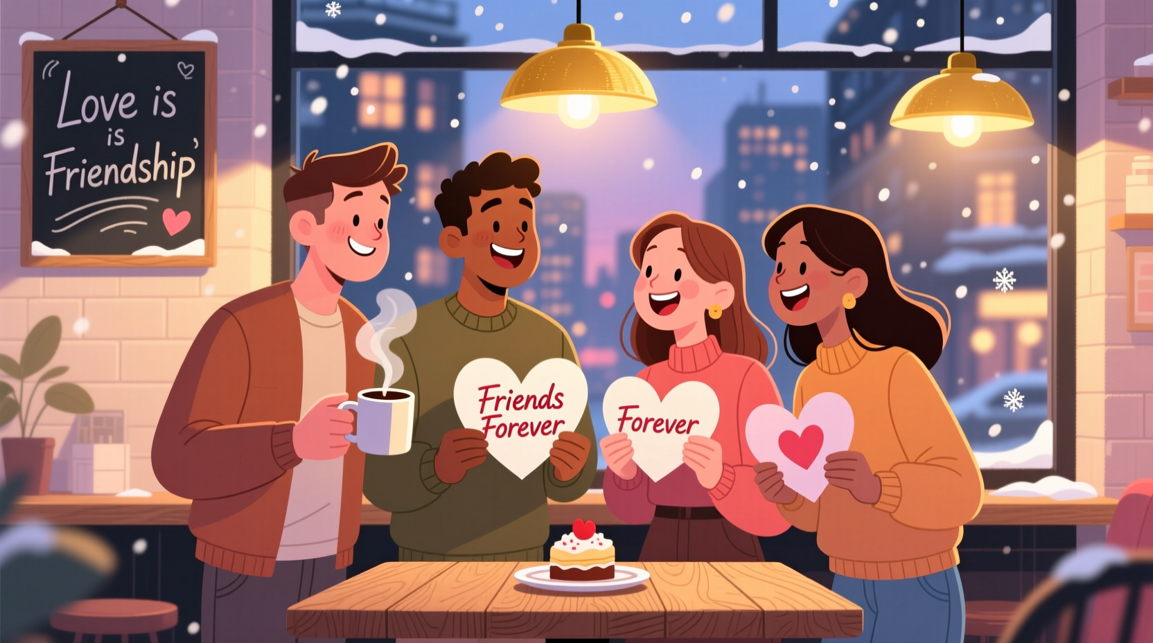 is valentines day for friends too