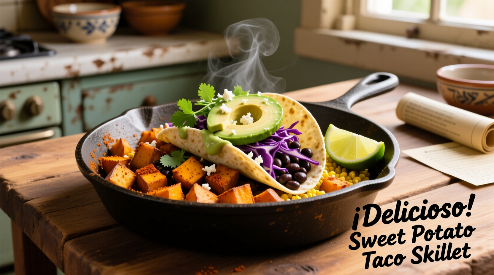Perfect Sweet Potato Taco Skillet Recipe: Ready in 30 Minutes
