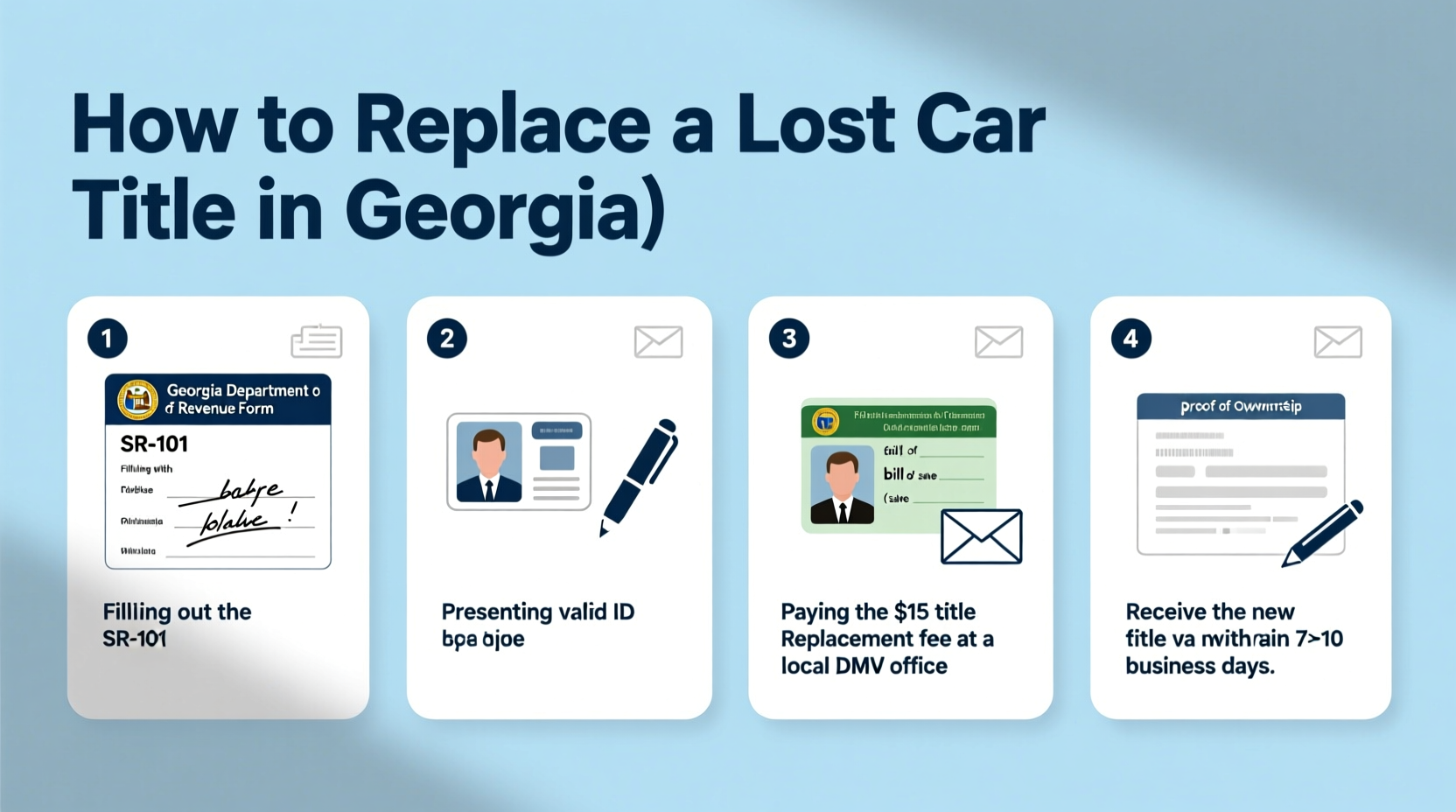 how do i replace a lost car title in georgia