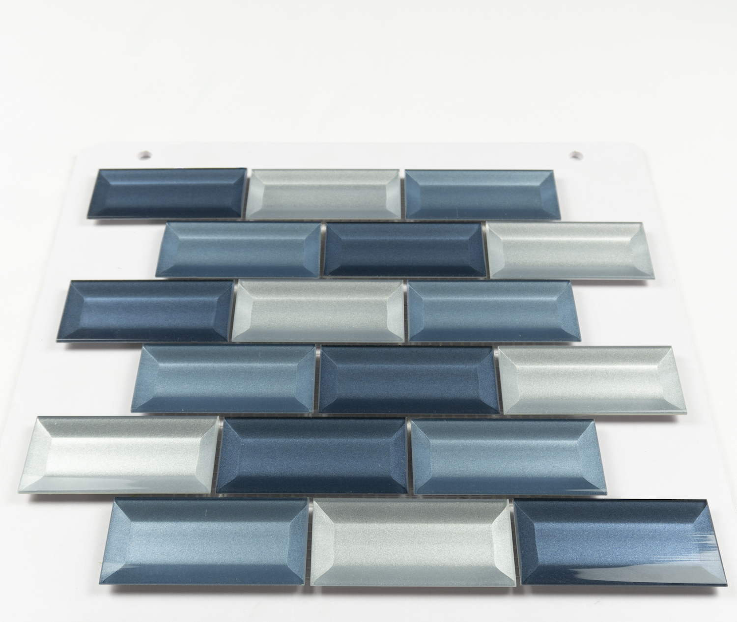 Blue Color 3D Glass Mosaics 3D Wall Tiles