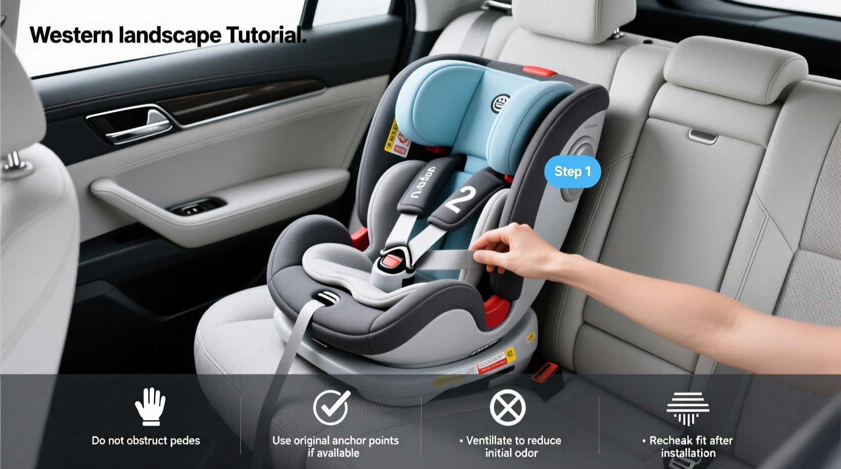 memory foam child car seat