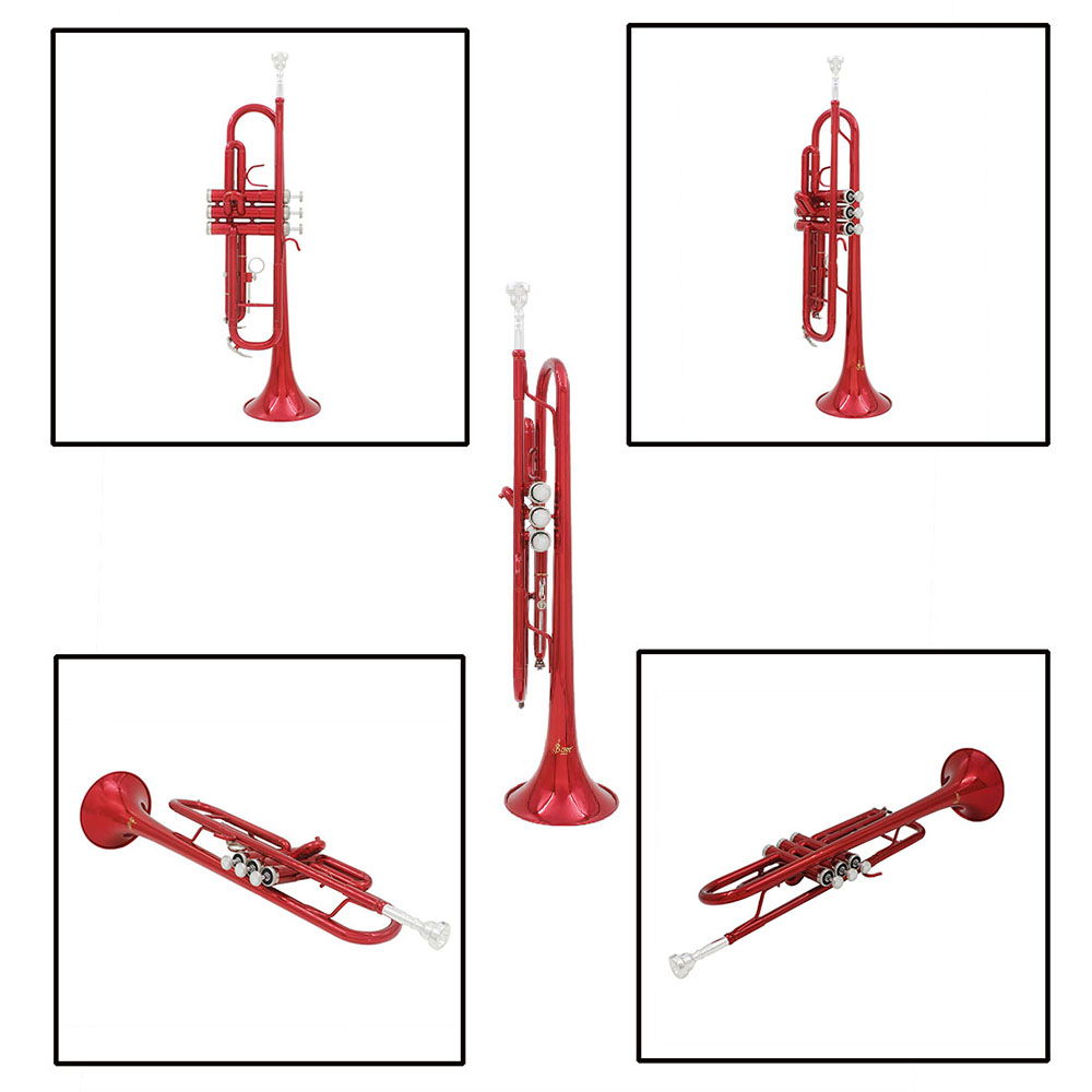 トランペット　金　SLADE　未使用品 S.E.Shires B♭管トランペット Qシリーズ 銀メッキ仕上げ
