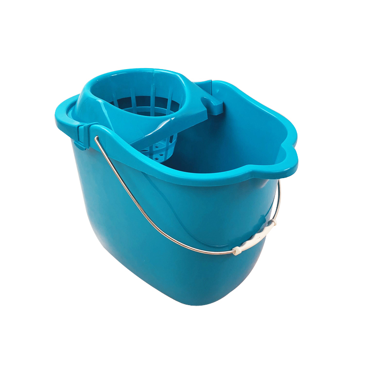 Mop Bucket with Microfiber Mop Set Household Plastic Mop Bucket With Wringer