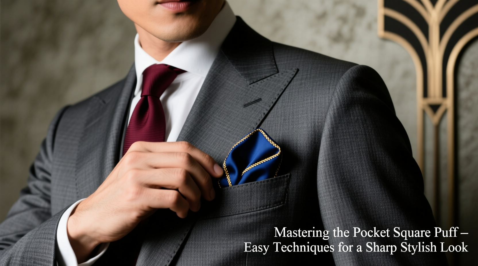mastering the pocket square puff easy techniques for a sharp stylish look