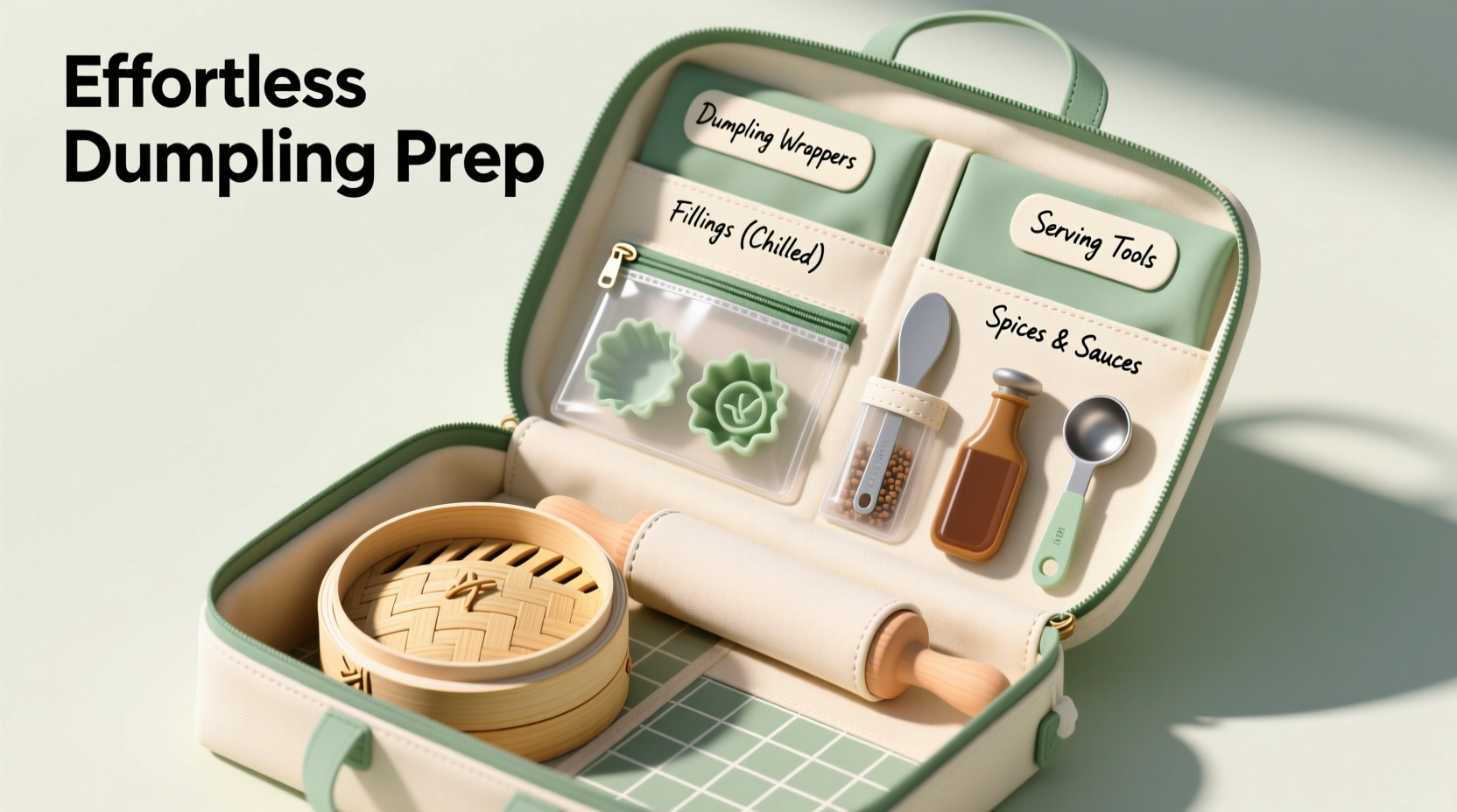 creative tips to maximize and organize space efficiently in your dumpling bag