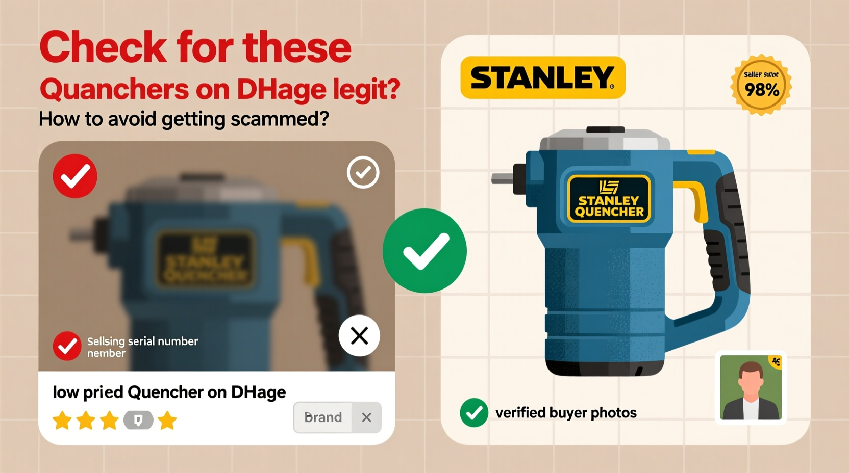 are those cheap stanley quenchers on dhgate legit how to avoid getting scammed