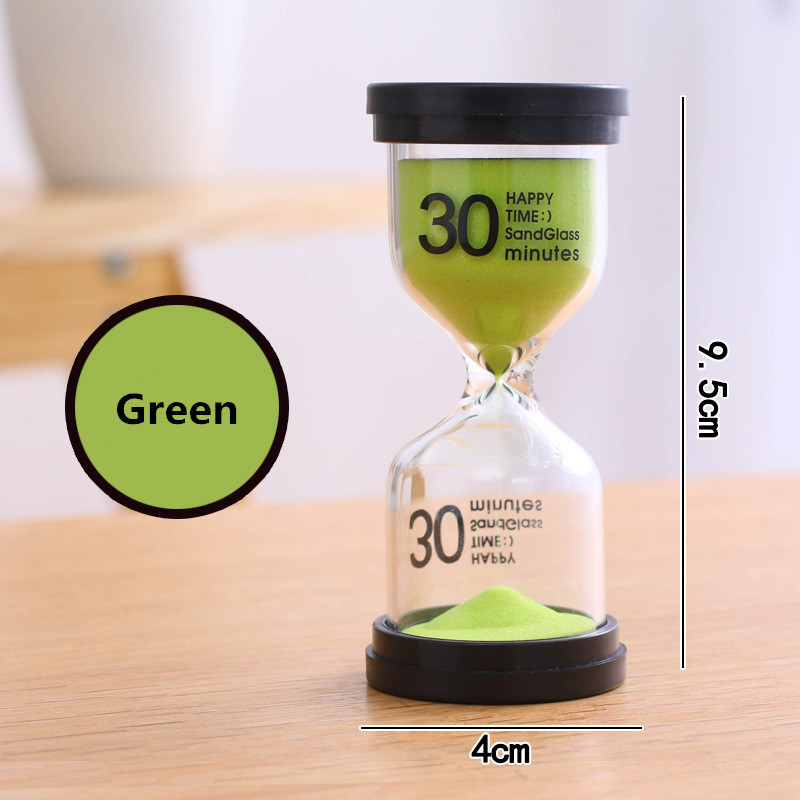 KEILEOHO 3-Minuten-Sanduhr – 30 Stück, Bunt | Countdown-Timer Für Küche, Büro & Schule