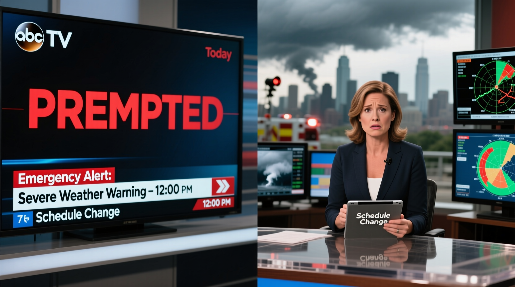 why is abc tv preempted today reasons explanations