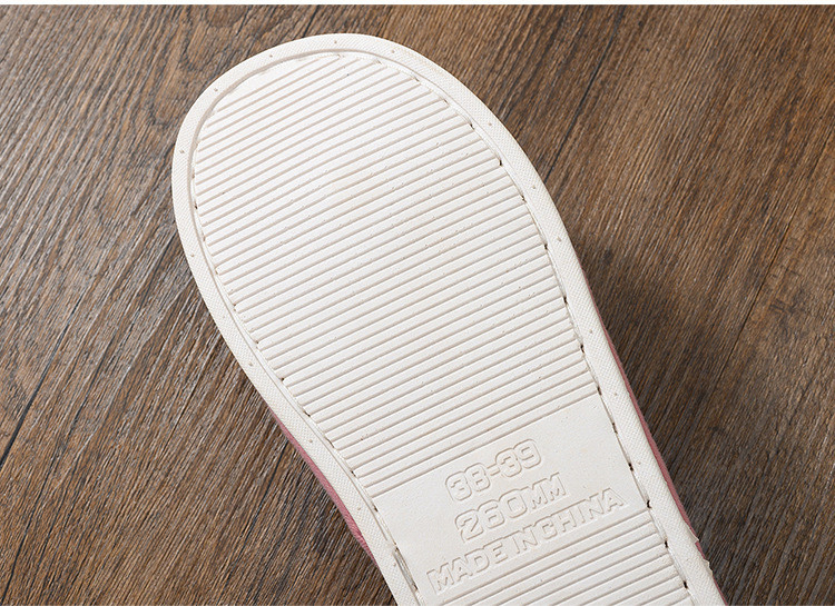 Winter Home Slippers Warm Slides Shoes Ladies Flat Slippers Women Plush Indoor Slipper