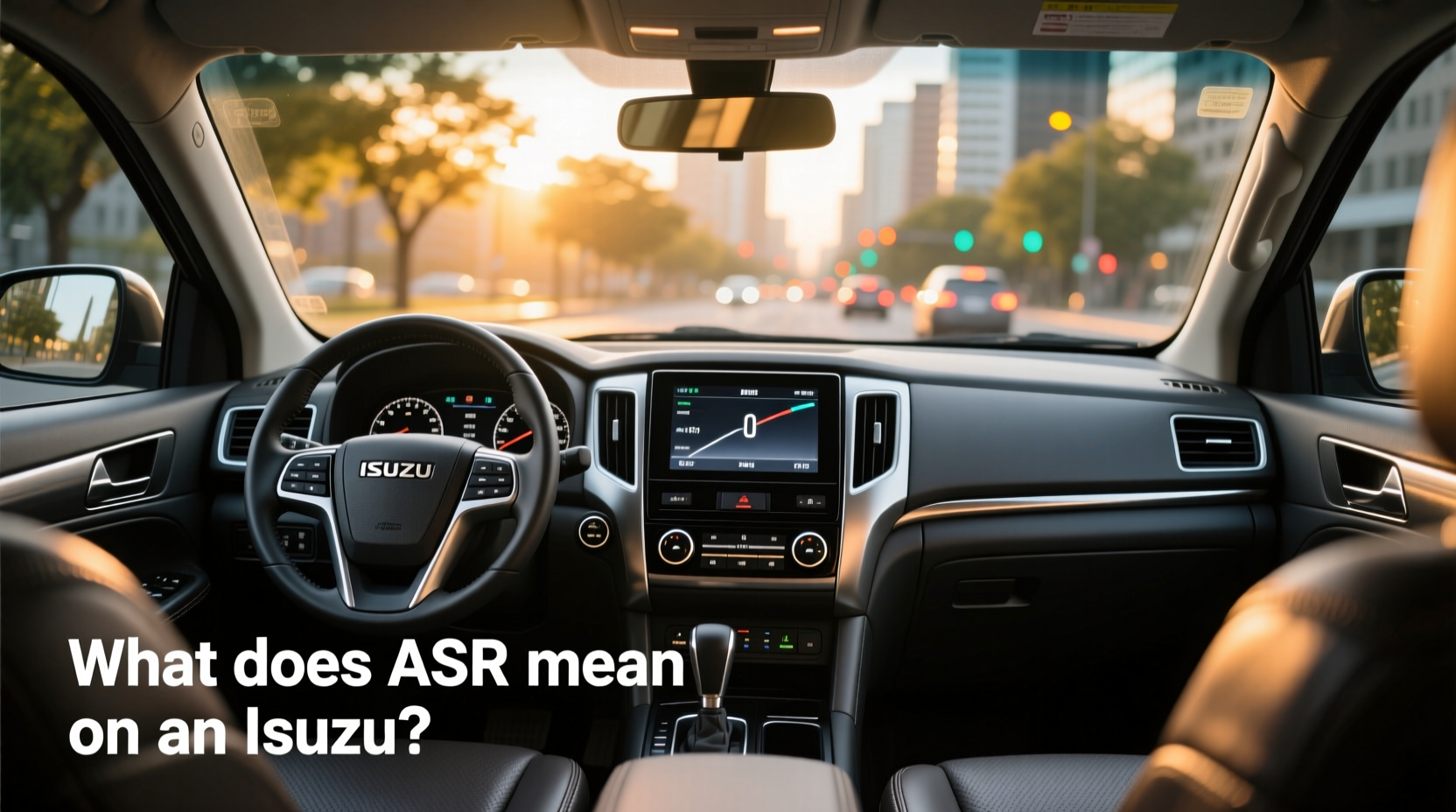 How to Choose Isuzu NKR Dashboard: What Does ASR Mean on an Isuzu?