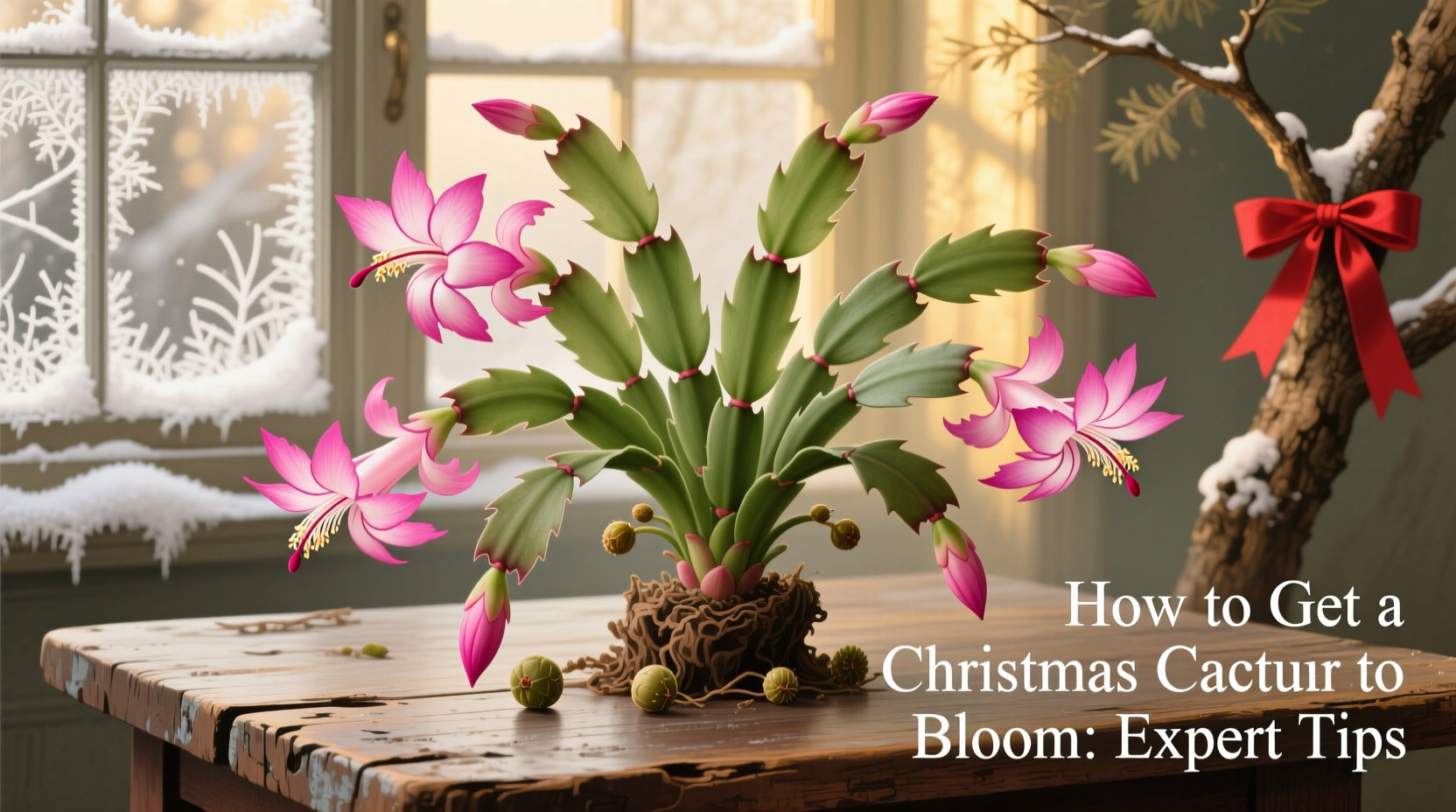 how do i get a christmas cactus to bloom