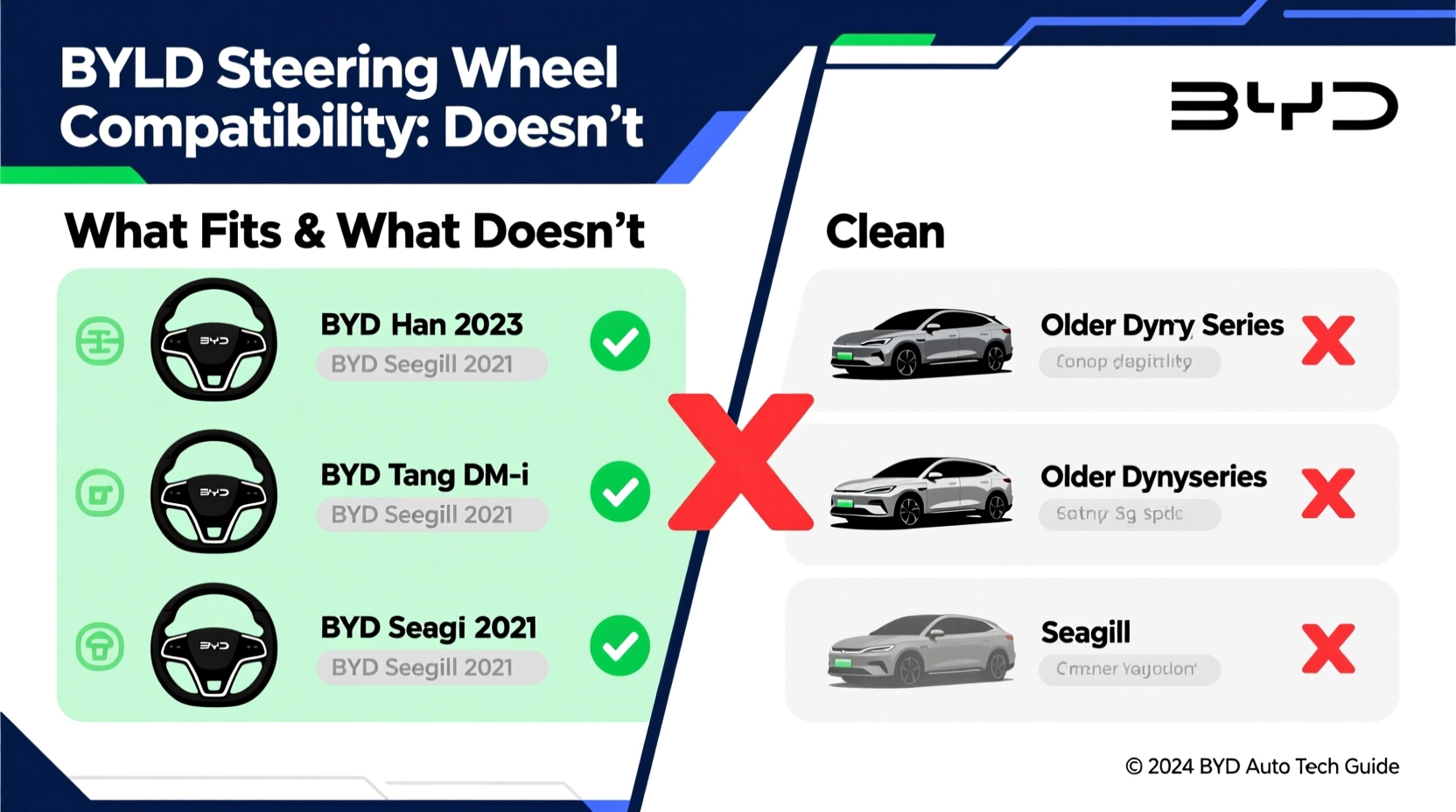 byd steering wheel compatibility