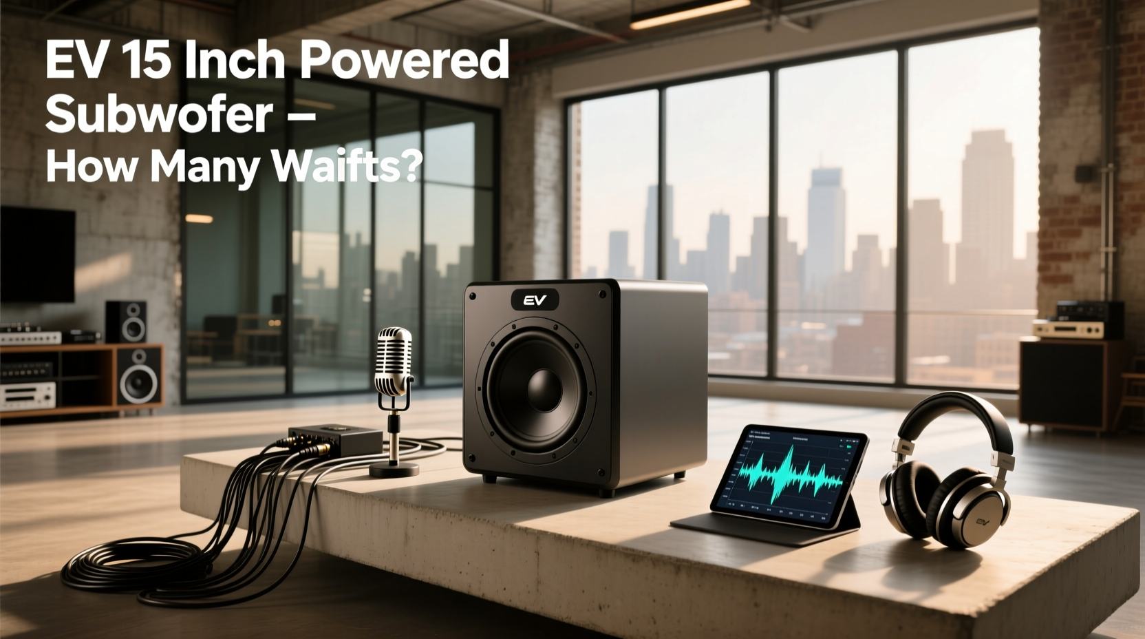 How to Choose a 15-Inch EV Powered Subwoofer: A Practical Guide