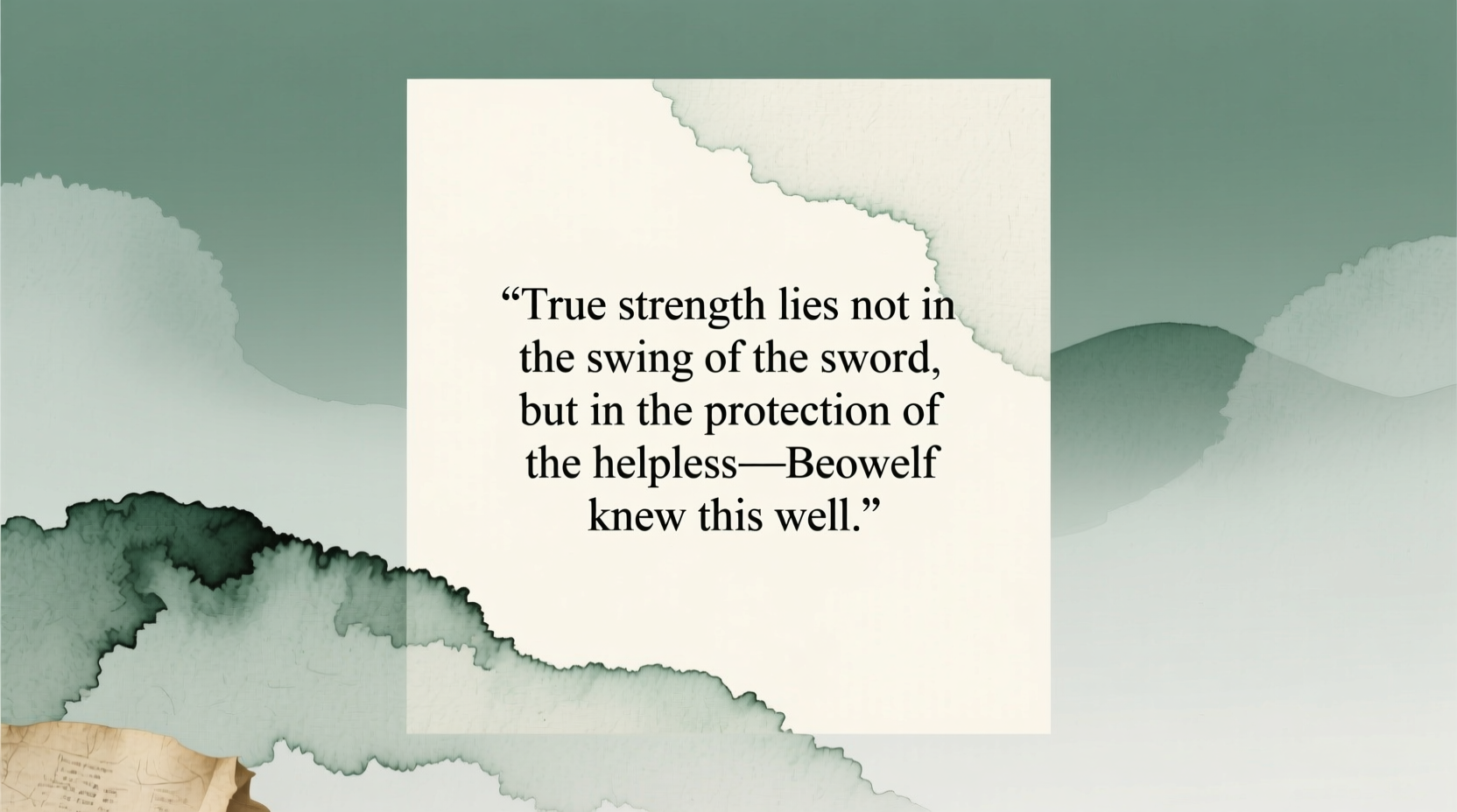 Quotes on Beowulf: Heroism, Fate \u0026 Legacy, image size:1664x928