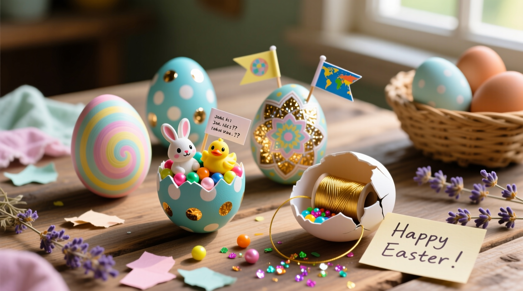 what to fill easter eggs