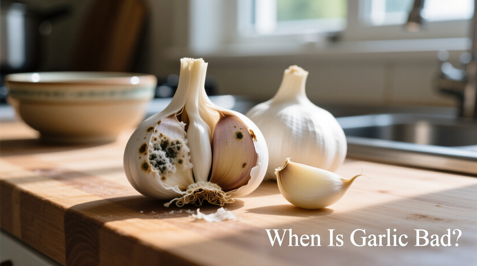 when is garlic bad