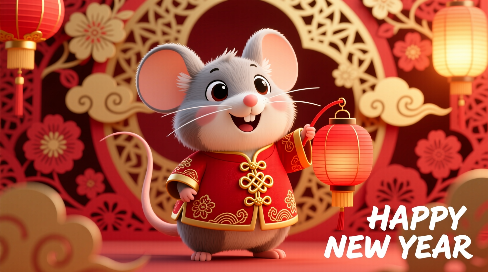 how to draw a rat chinese new year