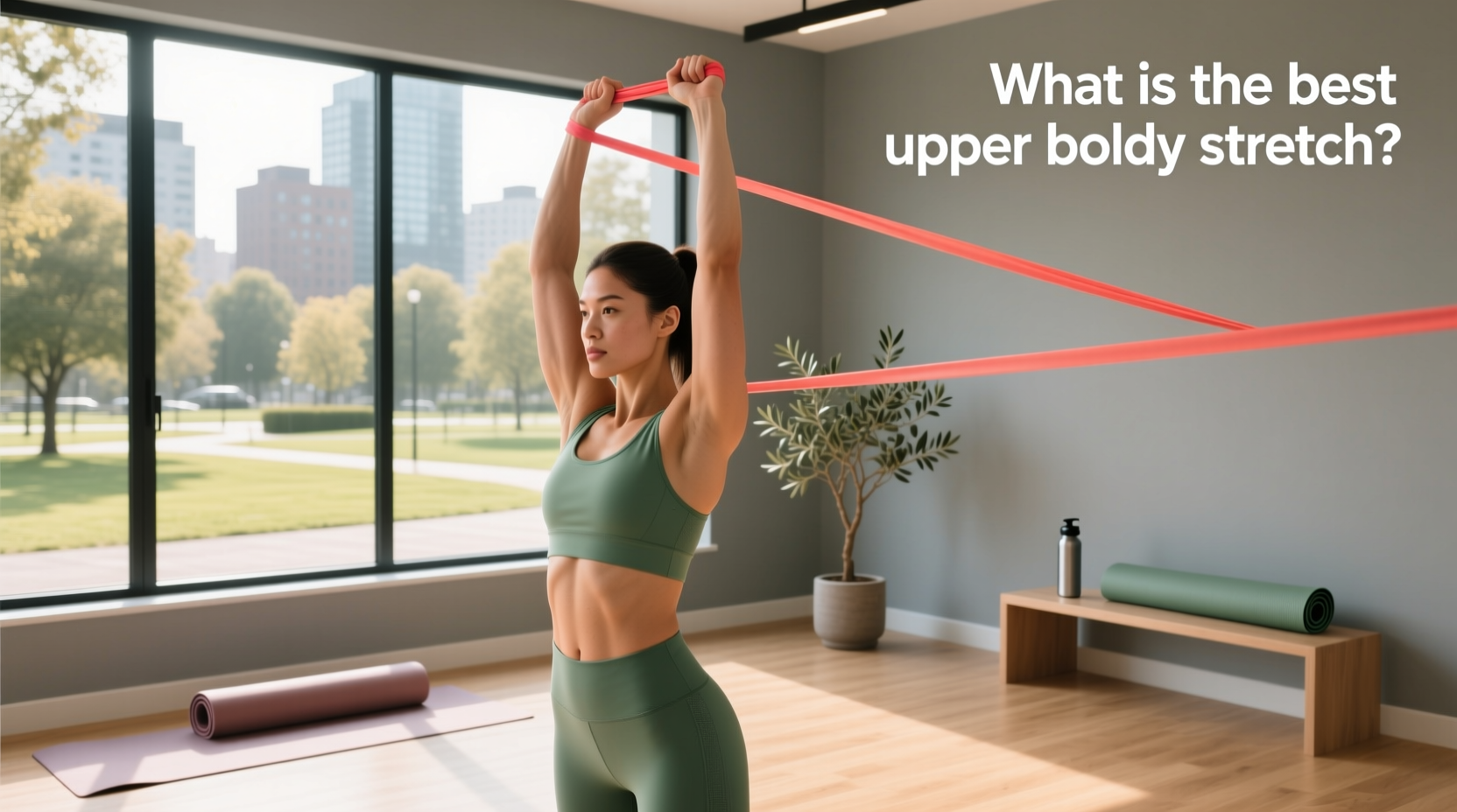 best resistance band stretches for upper body