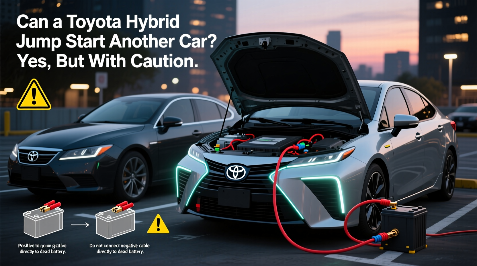 can a toyota hybrid jump start another car